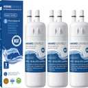 Filter 1 Replacement for Whirlpool WRS325SDHZ, WRS321SDHZ, WRS588FIHZ04, WRS321SDHZ13, WRS325FDAM04, WRS571CIHZ04, WRS315SDHZ08, WRS325SDHZ13, WRS315SDHM13, WRS321SDHZ08, WRS325SDHZ08, 3 PACK