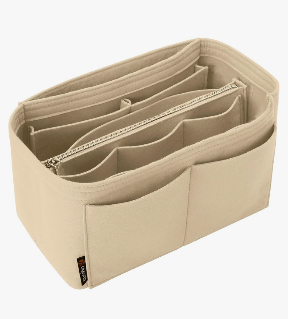 OMYSTYLE Purse Organizer Insert, Felt Tote Bag Organizer Insert with 5 Sizes, Handbag Dividers for Inside Purse, Compatible with Longchamp, Neverful, Speedy and More