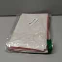 Happy Winter Merry Christmas Set of 4 Snowflake Blessed Believe Let It Snow Decorative Lumbar Throw Pillow Cover12X20 inches