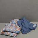 Eomenie Tankini Swimsuits for Women Ruched Tummy Control Bathing Suit Two Piece Swim Tank Top with High Waisted Bottom (XX-Large, Orange Floral)