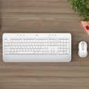 Logitech Signature MK650 Combo for Business, Wireless Mouse and Keyboard, Logi Bolt, Bluetooth, SmartWheel, Globally Certified, Windows/Mac/Chrome/Linux - Off-White