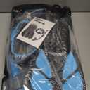 Snorkeling Gear for Adults Men Women,4 in 1 Snorkel Set with Panoramic View Diving Mask Anti-Fog Anti-Leak, Dry Top Snorkel, Fins and Travel Bag for Swimming, Snorkeling and Travel Diving (ML/XL, Light Blue)