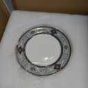 Fine Bone China Dinnerware Set for 4, 12-Piece Blue and White Porcelain Dinnerware Set (Blue C)