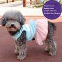 cyeollo Dog Easter Dress Cute Eggs Holiday Easter Day Pet Outfits Puppy Clothes Tulle Dog Dresses for Small Dogs