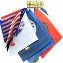 Military Flag Small Mini Army Armed Forces All Military Branches Handheld Stick Flags for Veterans Day Memorial Day 4th of july decorations,4x6 Inch 20 Pack