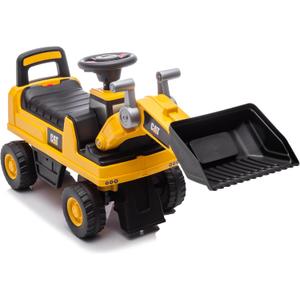 Best Ride On Cars CAT Front Loader Push Car – Licensed Caterpillar Ride-On Digger Toy for Kids with Rotating Bucket & Under-Seat Storage – Construction Vehicle for Toddlers, Small