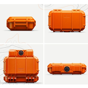 Evergreen 56 ToughBox - EDC Dry Box Protective Case USA Made for Organization of Cameras, Phones, Camping, Fishing, Hiking, Water Sports (Orange)