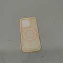 SUPFINE Magnetic for iPhone 15 Pro Case (Compatible with MagSafe) (Military Grade Drop Protection) Translucent Matte Shockproof Phone Cover,Sand Pink