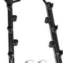 53034198AC Upgraded Full Aluminum Fuel Rail Compatible with Jeep Dodge Ram Chrysler 200 300 2011-2025 Grand Cherokee Challenger Charger Durango 2011-2014 Avenger 2011-2019 Journey 3.6L V6Black