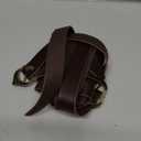 L'VOW Medieval Sword Back Holster Leather Sword Holster Shoulder Sword Frog Belt Knight Cosplay Accessory (S1-brown)