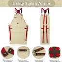 Kids Art Aprons for Painting, Gardening, Cooking, Multiple Pockets, Kids Smock for Boys & Girls, Waterproof (Age6-12) (Colorful Spots)