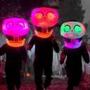 Adult Halloween Skull Head Black