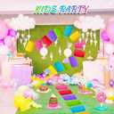 Colorful PVC Floor Stickers Candy Themed Floor Decals Candy Themed Party Decoration for Theme Birthday Party Supplies Halloween Trunk or Treat Car Decorations(60 Pcs,11.8 x 7.9 Inch)