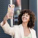 Compatible for iPhone 15 Plus Cases with Design, Cute Transparent Phone Case for Women Girls Girly with Heavy Duty Protective Bumper (Clear Watercolor Floral)