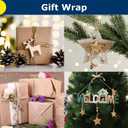 2 x Vanhench 400Feet Natural Jute Twine String, Bulk Hemp Jute Rope Cord Twine for Crafts Gardening, Gift Wrapping, Arts & Crafts, Wedding Dcor, Packing Material Burlap Ribbon, Christmas (2 mm x 122 m, Brown)