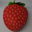 Kisangel Stuffed Strawberry Plush Pillow - Cute Fruit Cushion for Kids, Soft Red Throw Pillow, Ideal for Nursery and Playroom Decor