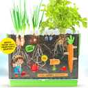 Dan&Darci Root Viewer Kit for Kids - Grow Your Own Plant for Boys & Girls Gifts - Science STEM Toy & Craft Growing Kits for Ages 4-8 Birthday Gifts for Boy, Girl 4, 5, 6, 7, 8, Year Old