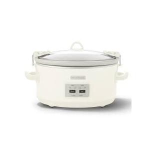 Crock-Pot - Crockpot 7 qt. Programmable Slow Cooker with Locking Lid and Little Dipper - Mushroom