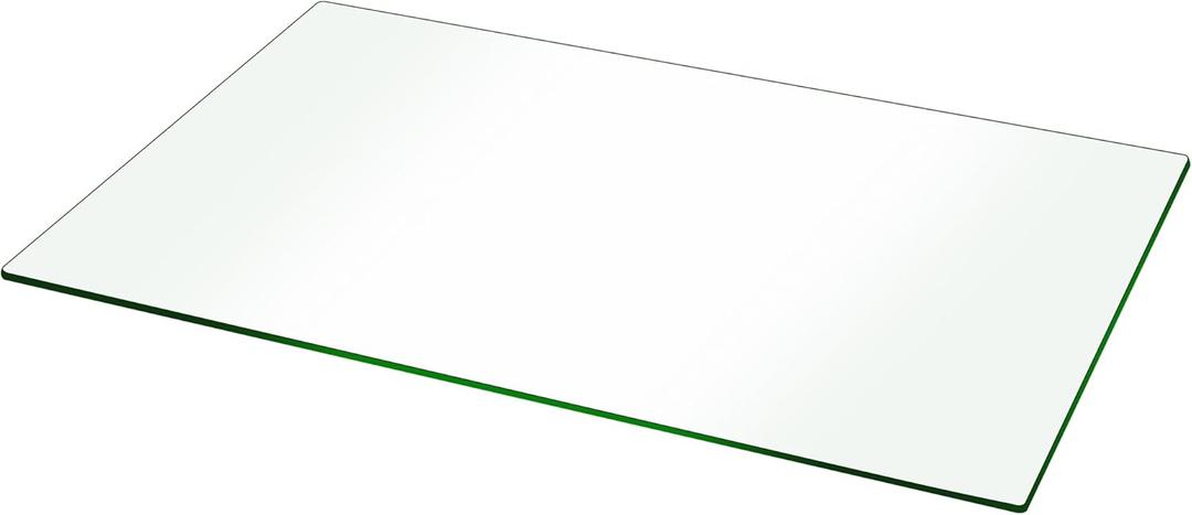 AMI PARTS Crisper 240350608 Refrigerator Glass Shelf Replacement Compatible with Frigi.daire Ken.more Cros.ley Refrigerator Glass Shelf -24" x 15.5" x 1/8"