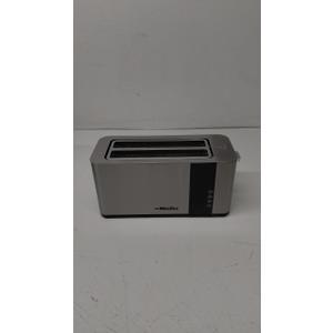 Mueller UltraToast Full Stainless Steel Toaster 4 Slice, Long Extra-Wide Slots for Bagels and Waffles, 6 Browning Levels, LED Display, Cancel/Defrost/Reheat Functions & Removable Tray, Kitchen Gadgets