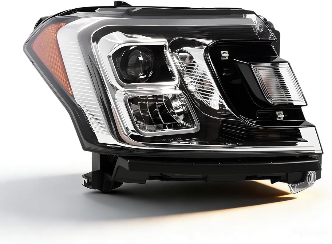 Passenger Side alogen Headlight Assembly Compatible with Expedition XLT Limitated 2018 2019 2020 w/Bulbs Right Headlamp JL1Z-13008-K
