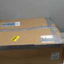 Rv Steps with Handrail 4 Step,Hot Tub Steps with Anti-Slip Mats,Heavy Duty Metal Mobile Home Stairs,Camper Steps for Travel Trailer,Portable Step Ladder for Spa,Pool and Porch, Black 