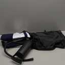 Blublu Park Inflatable Airplane Bed for Toddler, Airplane Seat Extender for Kids, Toddler Travel Bed with High Sides, Safety Belt, Airplane Bed Fits Most Airplane Seats, Car (Blue)