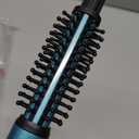 Farery Mini Thermal Brush 3 Temperature Adjustable, 3/4 Inch Travel Curling Iron for Short Hair, Heated Round Brush for Touch-ups and Small Curls, Lightweight Curling Wand for Thin Hair, Dual Voltage (Blue)