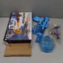 Automatic Electric Water Gun for Adults and Kids, Blue with LED Lights