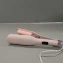 Hair Waver Hair Crimper for Women, Hair Crimper Tool Curling Iron Waver for Natural Waves and Soft Beach Hair Wave Curling Iron with 30S Fast Heating & PTC Heater 110-220V, Pink