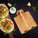 Premium Wooden Tortilla Press, Tortilla Press 10 Inch, Tortilla Maker With 50 Pieces Parchment Paper For Tortillas Roti Burrito, Mexican Tacos, Patacones Square