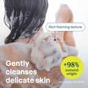 ATTITUDE Body Wash for Sensitive Skin, EWG Verified Shower Gel, Soothing Oat, Dermatologically Tested, Plant and Mineral-Based, Vegan Personal Care, Vanilla Cream Scent, 16 Fl Oz