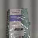 POPRUN 2026 Planner (Pocket Size 4''x 6.25'' Wire-Bond Hard Cover) Calendar Weekly and Monthly (Jan.2026-Dec.2026) Small Planner with Hourly Time Slots, for Purse, 100 GSM - Midnight Green