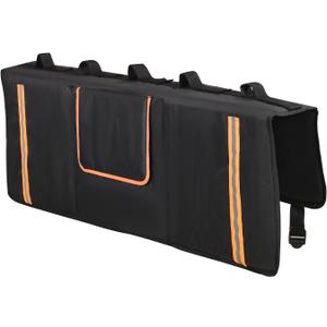 Truck Bike Tailgate Pad, Tailgate Pad for Mountain Bike Truck Tailgate Pad with Tool Pocket, Bike Tailgate Protection Pad for Trucks, 52 Inch Tailgate Cover for Bikes