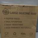 Extra Large Silicone Mat, Silicone Mats for Kitchen Counter 47.3''x23.6''x0.08", 2MM Nonslip Heat Resistant Mat, Countertop Protector, Nonstick Waterproof Craft Mat Table Placemat(Dark Gray)