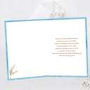 3 x First Holy Communion Prayer Card, Catholic Communion Gift for Boys and Girls, Blue Chalice Design