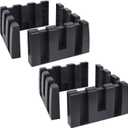 YOFIT Multipurpose Cargo Organizer Blocks Car Trunk Storage Organizer Blocks, Should Be Used with Wool Trunk's Carpet for Car/Truck/SUV/Van, Set of 4