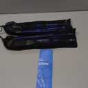 Covacure Trekking Poles Collapsible Hiking Poles - Aluminum Alloy 7075 Trekking Sticks with Quick Lock System, Telescopic, Collapsible, Ultralight for Hiking, Camping & Backpacking (Blue Long (110-130cm))