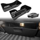 BestEvMod 2PCS Under Seat Storage Box Fit for Tesla Cybertruck 2026 2025 2024 Interior Accessories Under Seat Organizer Hidden Tray Non-slip Hidden Underseat Rubbery Bins