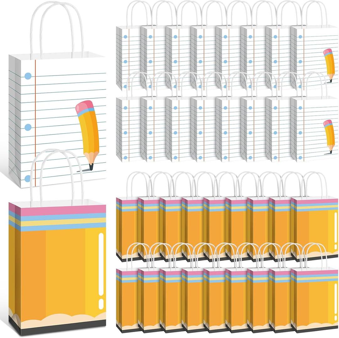 2 x CLIVK 36 Pcs Back to School Gift Bags Teacher Appreciation Gifts Bulk, 1 Count