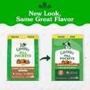 Greenies Pill Pockets for Dogs Large Size, Dog Treat Pouch for Capsule Medication, Peanut Butter Flavor, 15.8 oz. Pouch (EXP 06/25/27)