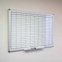 Magnetic Grid Dry Erase Whiteboard (48in x 36in)