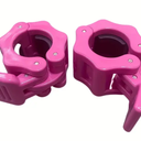 1 Inch Barbell Clamps - Quick Release Pair of Locking 1'' Diameter Standard Bar Weight Plates Collar Clips for Workout Weightlifting Fitness Training Bodybuilding