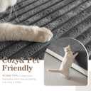 MYSKY HOME 100% Waterproof Couch Cover for Sofa, Couch Covers for Dogs, Non Slip Back Pet Sectional Sofa Covers for 3 Cushion Couch, Sofa Covers Washable, Dog Bed Cover, Dark Grey, 35"x70.9"