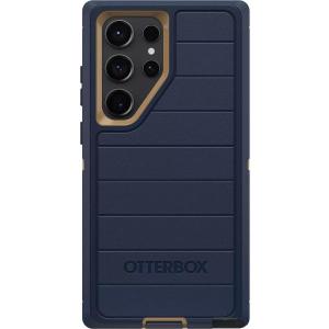 OtterBox Galaxy S23 Ultra (Only) - Defender Series Case - Blue Suede Shoes - Rugged & Durable - with Port Protection - Case Only - Microbial Defense Protection - Non-Retail Packaging