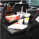 Foldable Car Food Tray Holder, Multi Functional Portable Backseat Tray Desk, Cars Computer Desk for Eating Food Drink and Writing Laptop Work, Car Accessories (13.8" L8.3" W8.3" H)