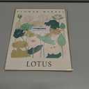 2 x Lotus Flower Market Poster Art Print, Floral Wall art Decor, Botanical Artwork Bedroom Bathroom Living room Decoration 47 (Lotus, 8 x 10 inches, Unframed)
