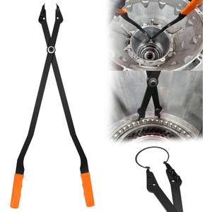 Sunluway 1489-26" Internal Retaining Ring Pliers, Large Snap Ring Pliers with Straight Tips for GM 5L40, 5L50, 6L50, 6L80 and 6L90 Transmissions, Heavy-duty Snap Ring Removal Pliers