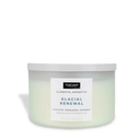 TUSCANY CANDLE GLACIAL RENEWAL 3 WICK CANDLE SCENTED EUCALYPTUS PEPPERMINT 15 OZ