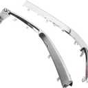 Front Lower Grille Molding Set Compatible for Mazda 3 Sedan Hatchback 2017-2018, Driver/Passenger Side Grille Lower Molding Trim Replaces MA1214106 MA1215106 BANE507K1 BANE507J1 MZ3307C1